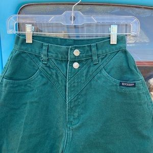 Green high waisted Rockies